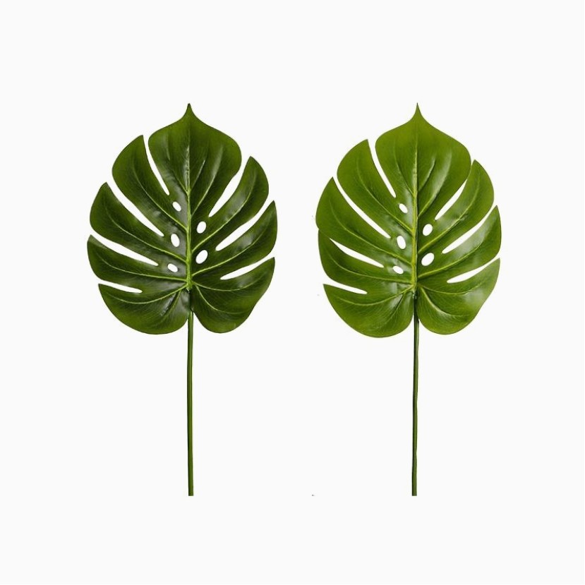 Three-Size Artificial Stomata Decorative Leaves