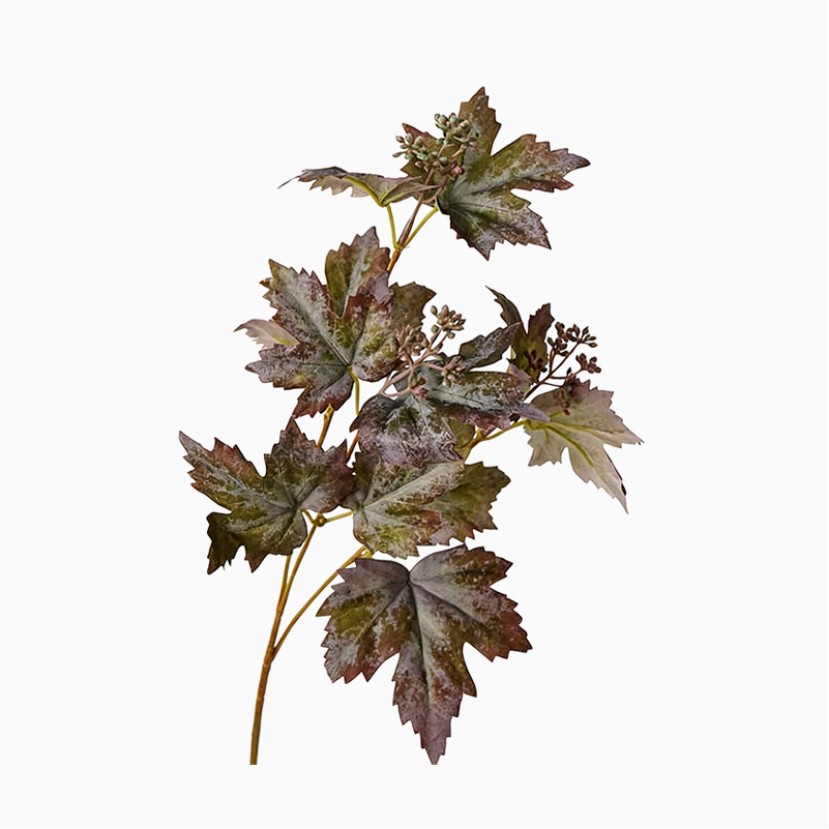 Simulated Grape Leaf Decorative Green Plant