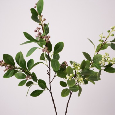 Simulated Sunflower Leaf Blueberry Fruit Stems Six-Piece Set