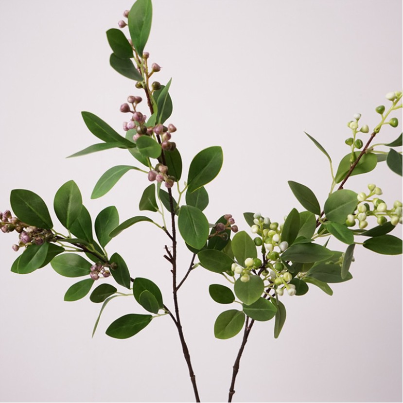 Simulated Sunflower Leaf Blueberry Fruit Stems Six-Piece Set