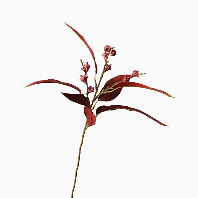 High-Simulation Artificial Eucalyptus Branch and Leaf Decorative Bouquet