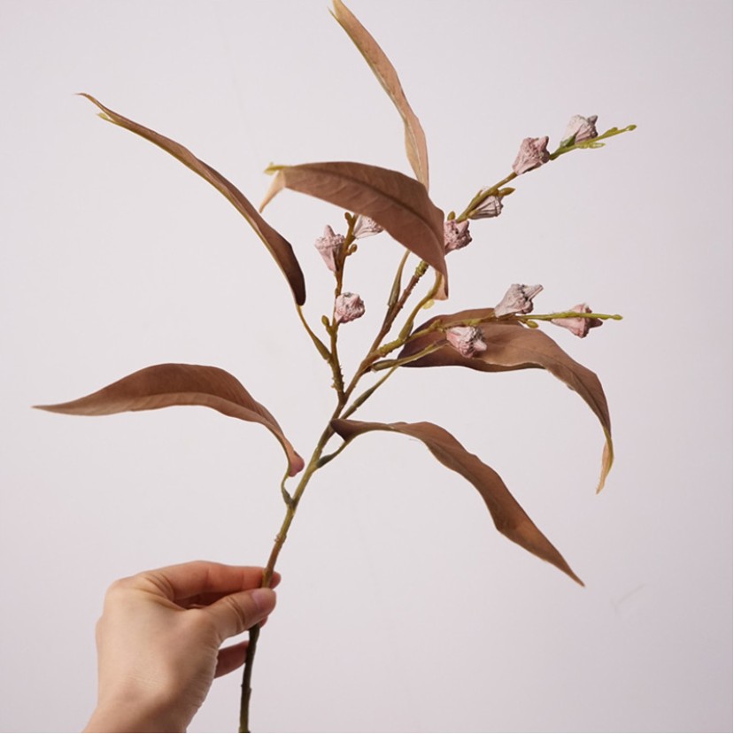 High-Simulation Artificial Eucalyptus Branch and Leaf Decorative Bouquet