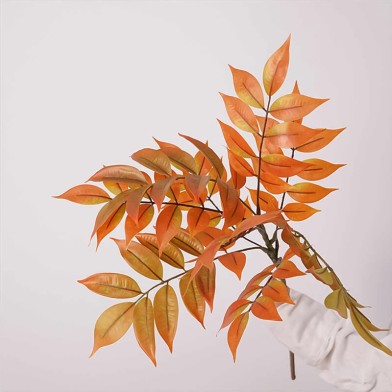 High-Simulation Realistic Touch Sumac Artificial Branch