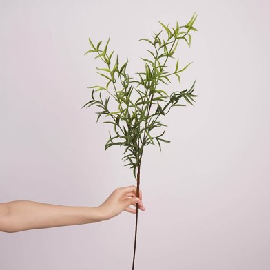 High-Simulation Artificial Rosemary Leaf Wall Decoration