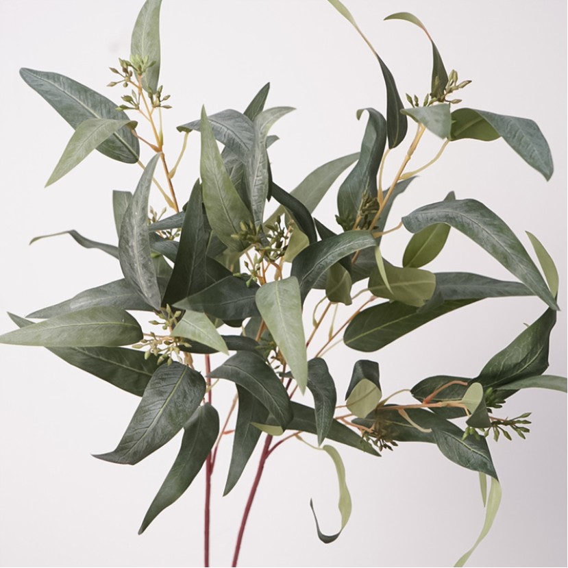 High-Quality Artificial Eucalyptus Branch and Leaf Decoration