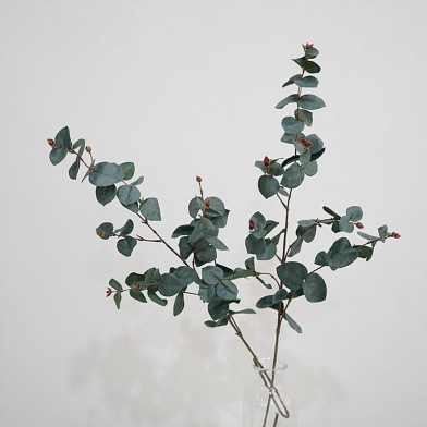 Artificial Eucalyptus Floral Arrangement with Green Stems