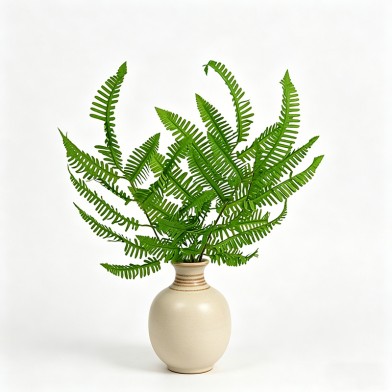 Simulated Fern Green Leaf Decoration