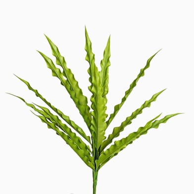 Simulated Bird's Nest Leaf Decorative Green Plant