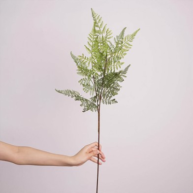 Nine-Leaf Artificial Fern Green Plant Decoration