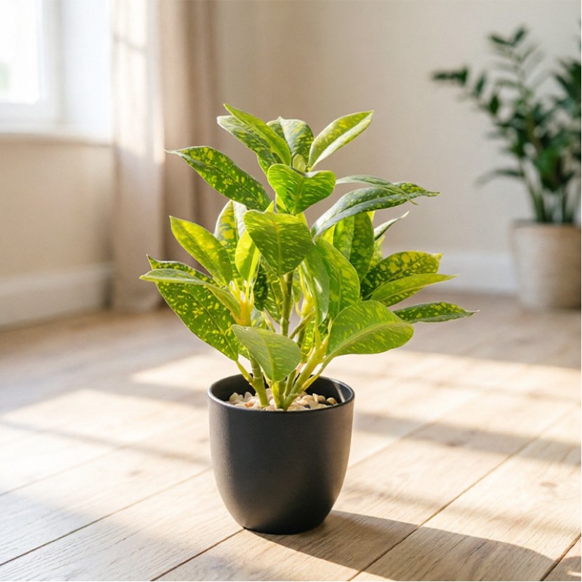 Small Simulation PE Potted Tree