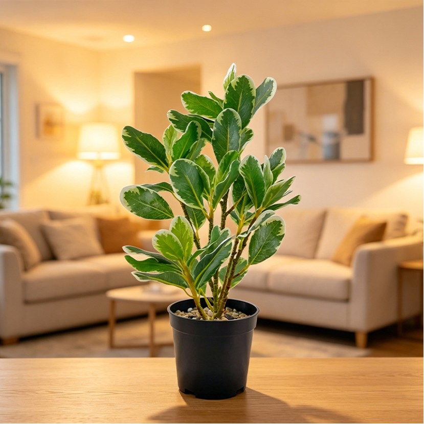 Durable Plastic Potted Simulation Green Plant