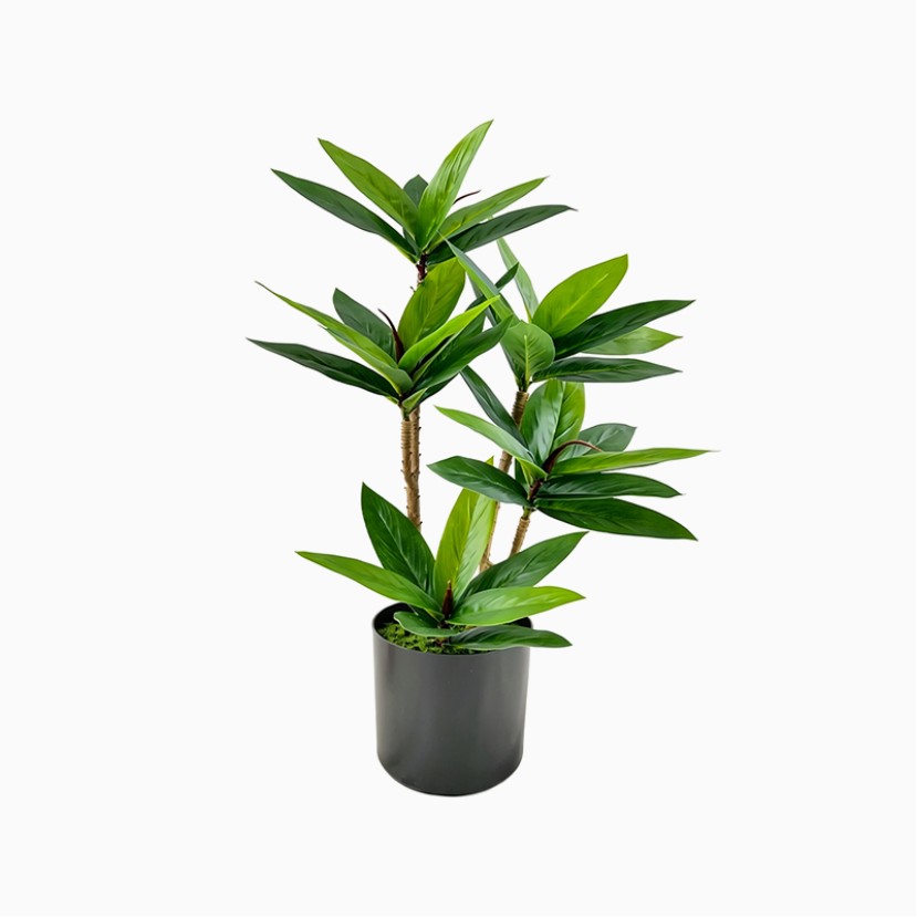 Simulated Potted Green Plants