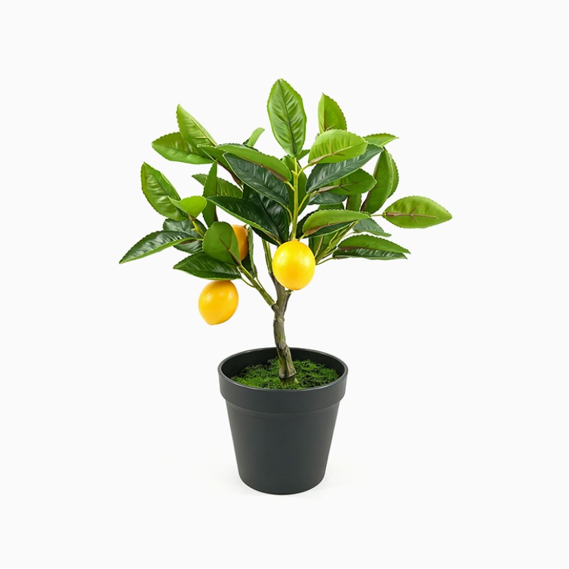 Potted Artificial Lemon Tree