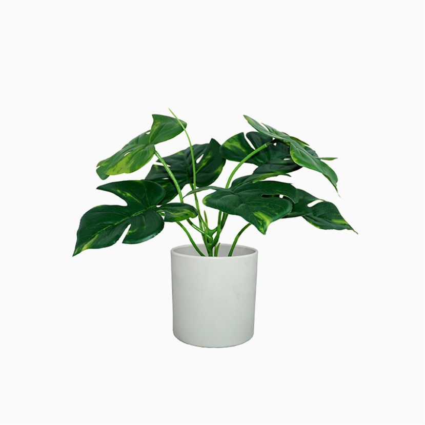 High-Simulation Monstera Leaf Artificial Green Plant Decoration