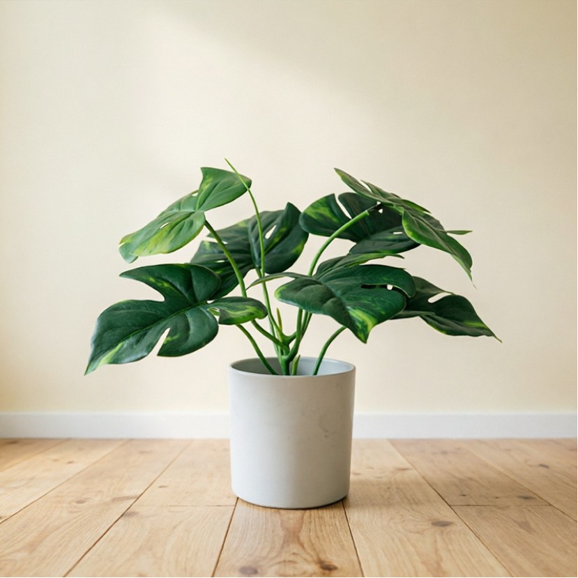 High-Simulation Monstera Leaf Artificial Green Plant Decoration