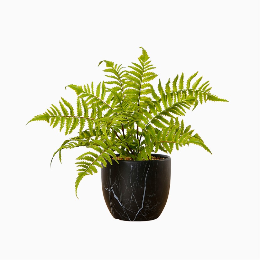 34PEVA Artificial Fern Potted Plant