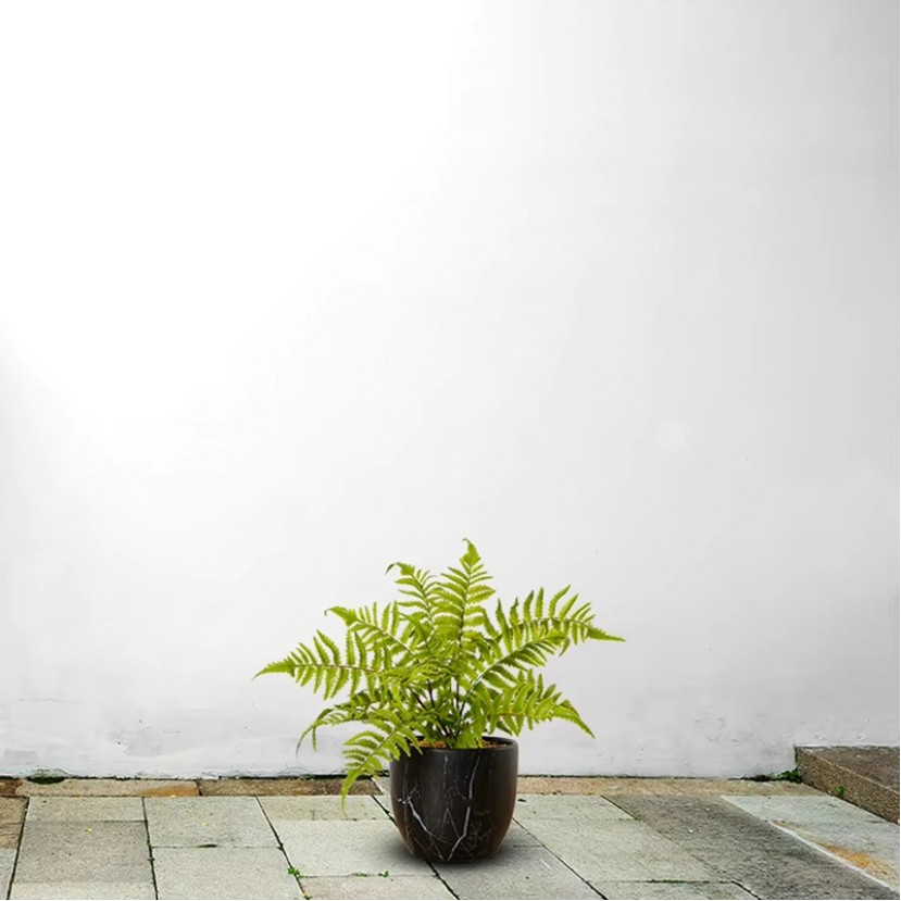 34PEVA Artificial Fern Potted Plant
