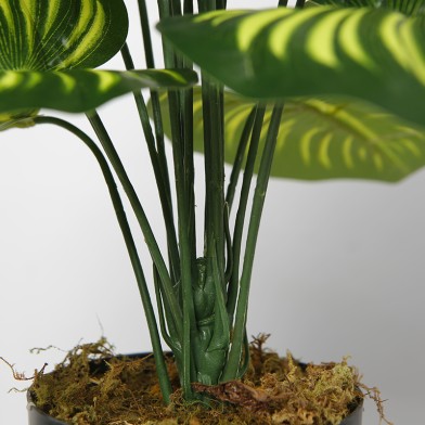 Dark Green Leaf Plastic Simulation Potted Tree