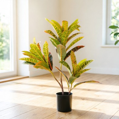 55cm Warm-Toned Artificial Mini Tree Potted Plant