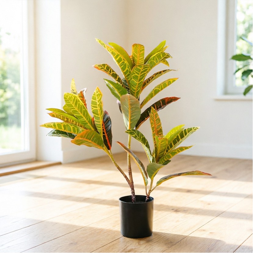 55cm Warm-Toned Artificial Mini Tree Potted Plant