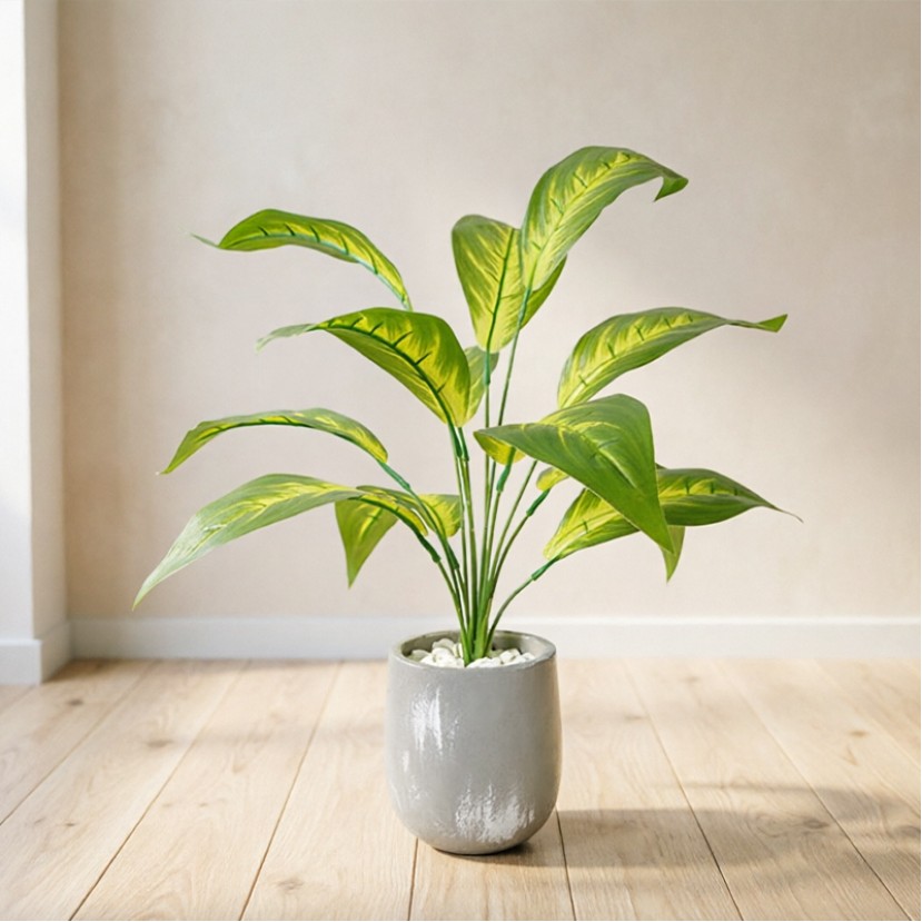 Artificial Potted Bonsai Tree Indoor Decoration Green Plant