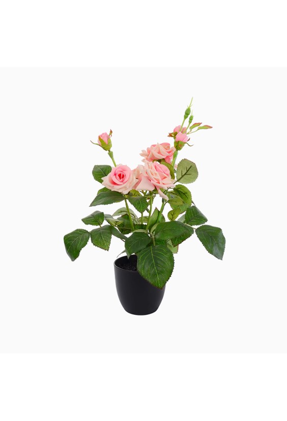 UV-Resistant Simulated Polyester Rose Artificial Flower