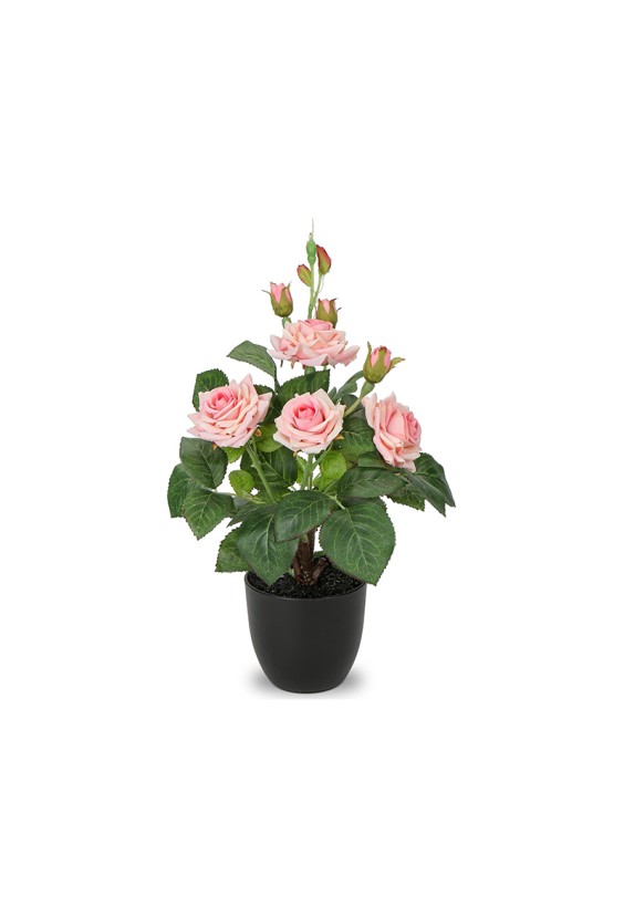 UV-Resistant Simulated Polyester Rose Artificial Flower