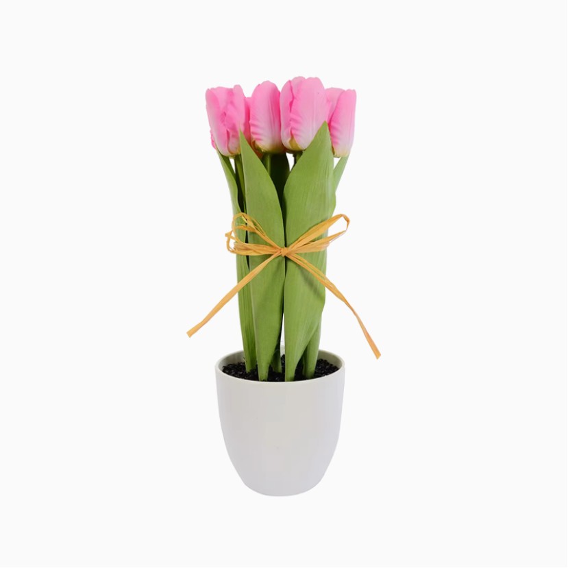 Handmade Decorative Artificial Tulip Bouquet