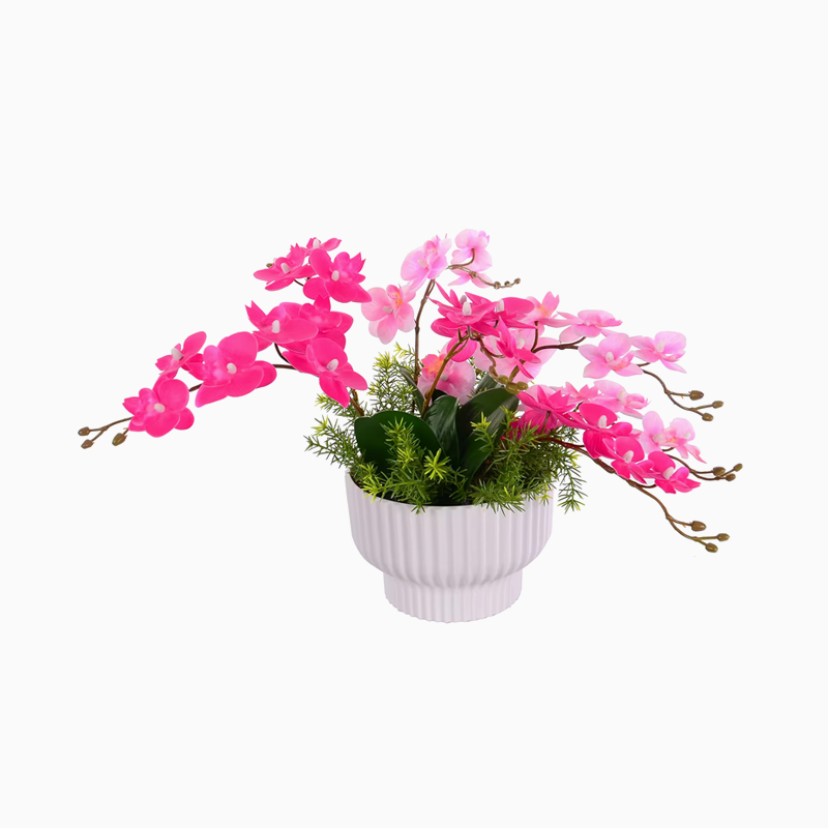 High-Simulation Touch Artificial Orchid Decoration