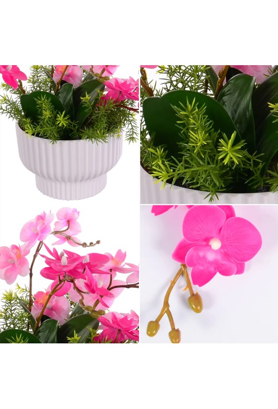 High-Simulation Touch Artificial Orchid Decoration