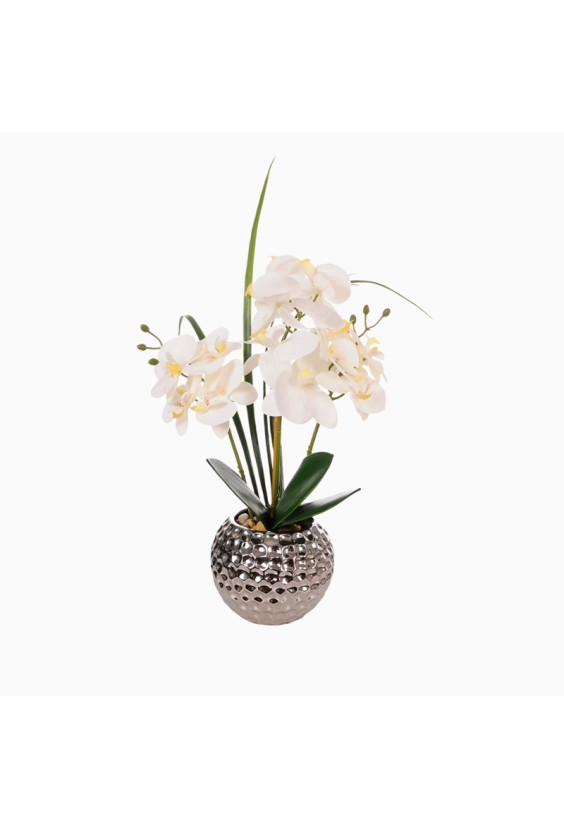 Handmade Plastic Phalaenopsis Artificial Flower