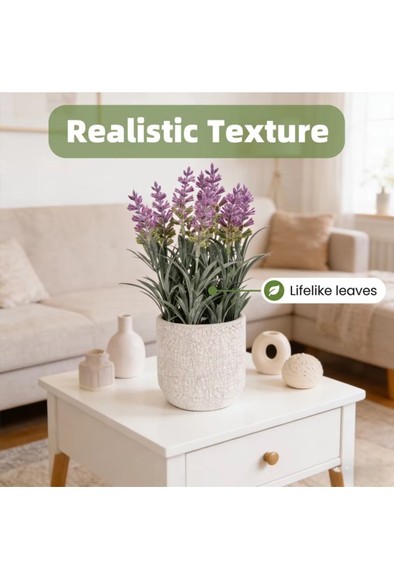 Handmade Realistic Lavender Bouquet