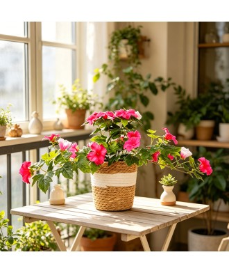 Handwoven Basket Modern Style Flower Pot