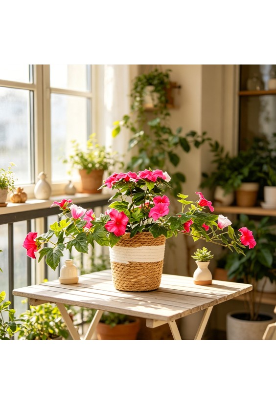Handwoven Basket Modern Style Flower Pot