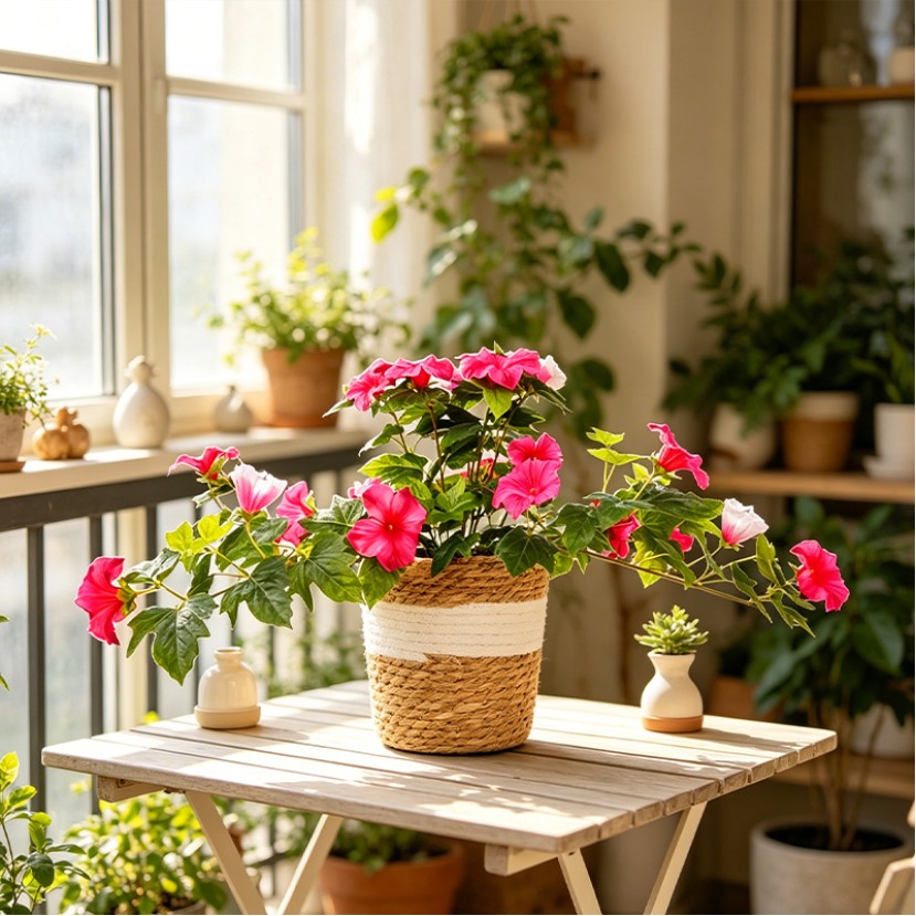 Handwoven Basket Modern Style Flower Pot