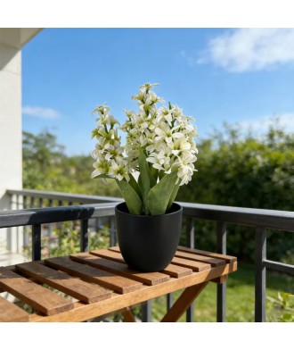 UV-Resistant Artificial Hydrangea Potted Plant