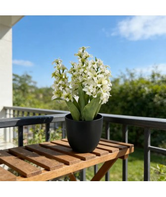 UV-Resistant Artificial Hydrangea Potted Plant