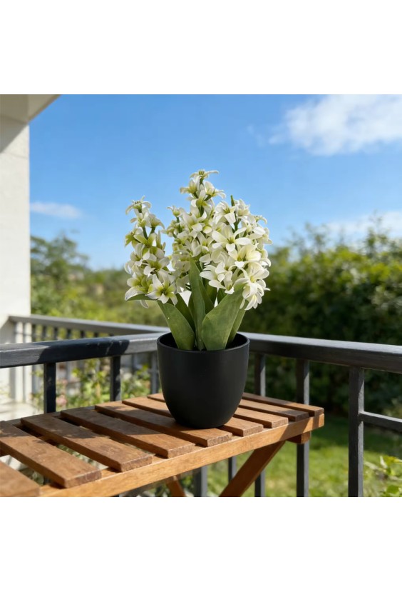 UV-Resistant Artificial Hydrangea Potted Plant