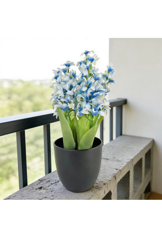 Modern Style Handmade Hydrangea Artificial Potted Plant