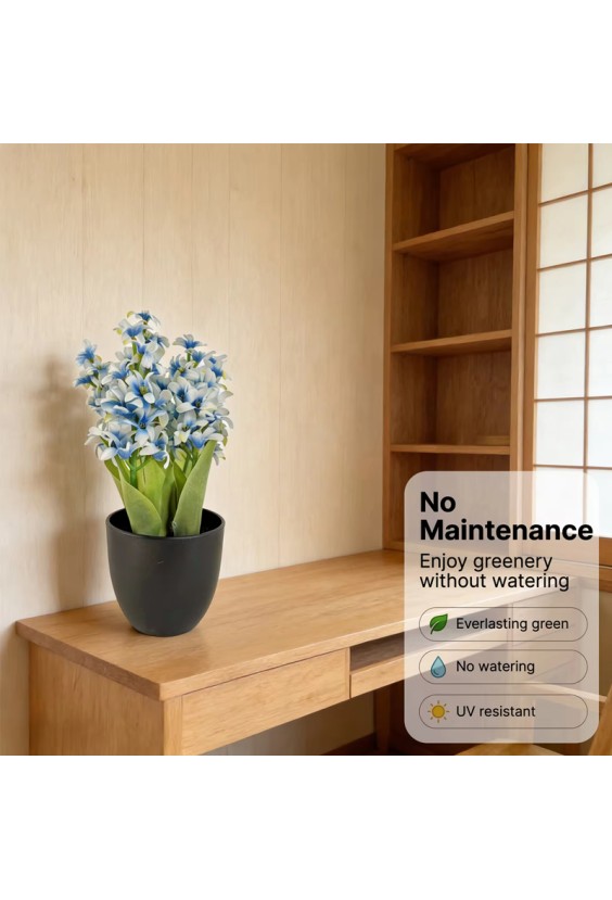 Modern Style Handmade Hydrangea Artificial Potted Plant