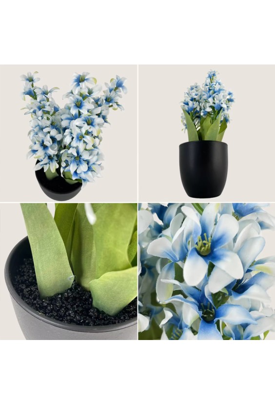Modern Style Handmade Hydrangea Artificial Potted Plant