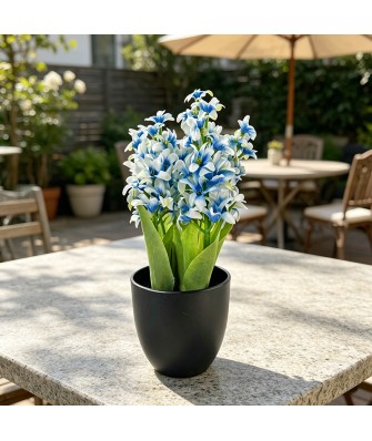 Modern Style Handmade Hydrangea Artificial Potted Plant