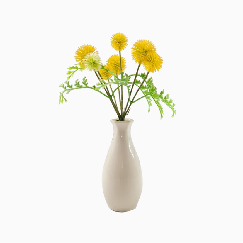 Modern Handmade Ceramic Potted Simulated Hydrangea