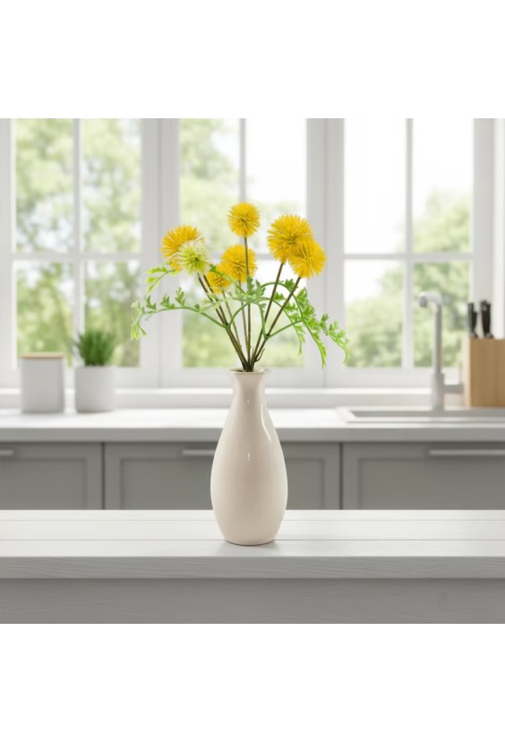 Modern Handmade Ceramic Potted Simulated Hydrangea