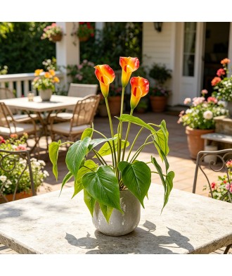 Potted Simulation Tree Plant Indoor Decoration Green Plant