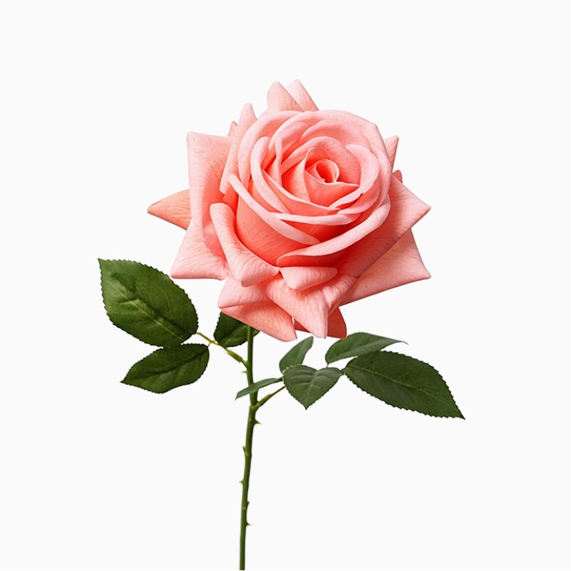 Morandi Color True Touch Latex Rose Artificial Flower
