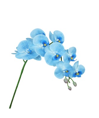 Real Touch Nine-Head PVC Simulation Orchid