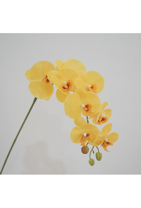 Real Touch Nine-Head PVC Simulation Orchid