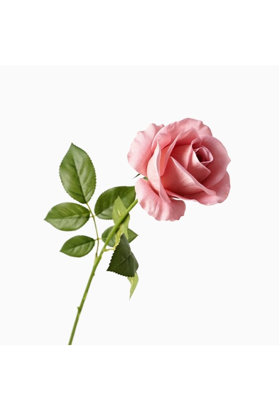 Single Head Real Touch Latex Simulation Rose