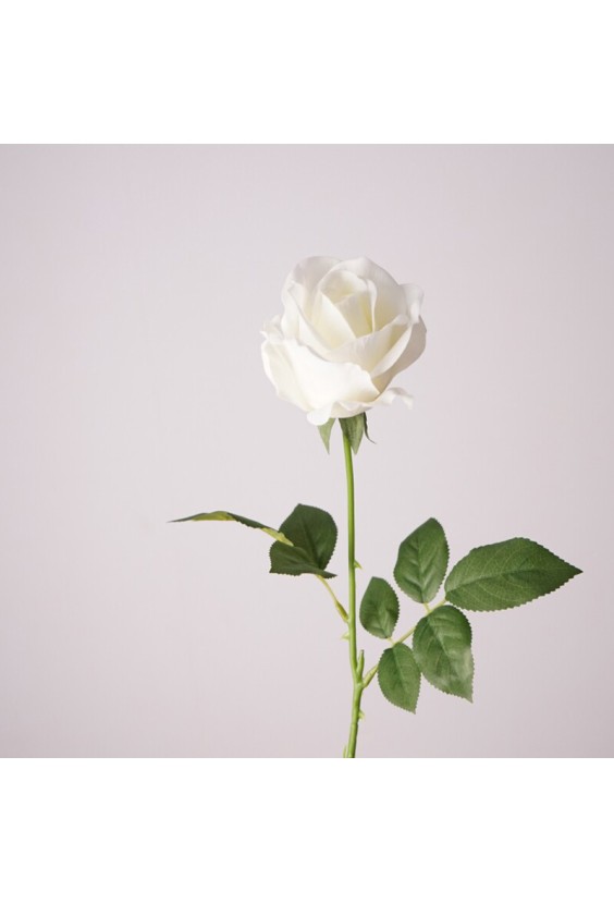 Single Head Real Touch Latex Simulation Rose